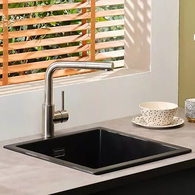 Reginox Amsterdam 50 Undermount Inset Single Bowl Granite Kitchen Sink • £100
