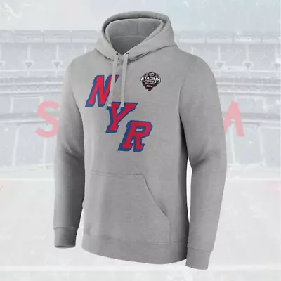 HOT NEW - New York Rangers 2024 NHL Stadium Series Logo Pullover Hoodie Tee • $35.95