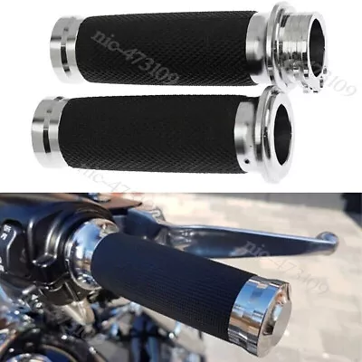 1  Handlebar Hand Grips For Kawasaki Vulcan 800 900 VN800 VN900 Classic Custom • $25.09