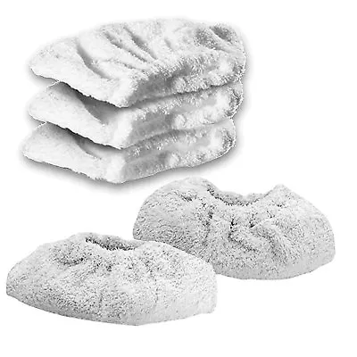 KARCHER SC1002 Steam Cleaner Terry Cloth Cover Pads Hand Tool Cleaning Pad X 5 • £12.07