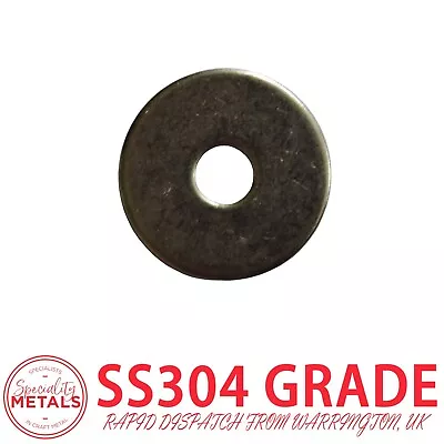 M5 (5mm) X 20mm | A2-70 Stainless Steel Penny Repair Mudguard Washers • £7.69