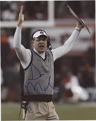 GUS MALZAHN AUBURN TIGERS SIGNED 8x10 PHOTO AUTOGRAPH W/ COA • $69.99