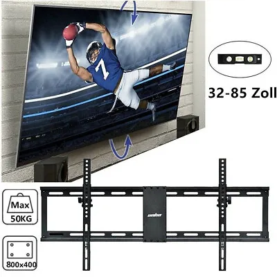 Tilting TV Wall Mount Bracket For Most 32-85 Inch LED LCD Plasma Flat Curved TVs • £18.95