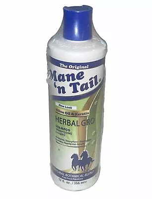 Mane N Tail Herbal Gro Olive Oil Shampoo Nourishes Natural Blend 12 Fl Oz  • $8.99