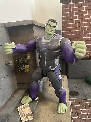 Marvel DST Endgame Hulk Figure 8” Figure Avengers Bruce Banner Disney Legends • £12.99