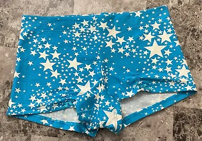 Nwt Victoria's Secret Pink S Blue White Star Ruched Bow Rare Boyshort Panties • $27.99