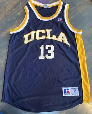 UCLA Bruins #13 Basketball Team Jersey Russell Size 44 • $30