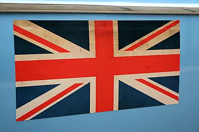 VINTAGE Retro Classic Car UNION JACKS Ideal For MG MGA MGB TRIUMPH ASTON JAGUAR • $17.89