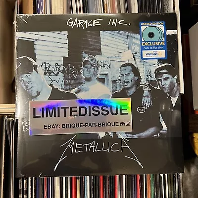 Metallica Garage Inc. Vinyl WalMart Limited Edition Exclusive Fade To Blue 3LP • $74.99