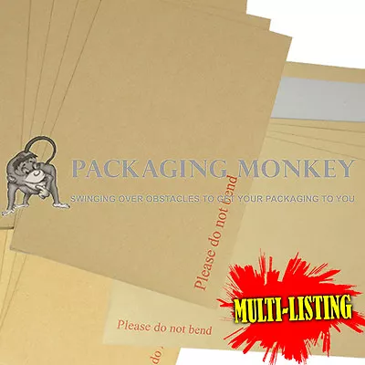 Board Back Backed Envelopes C3 C4 C5 C6 *all Sizes* • £6.98