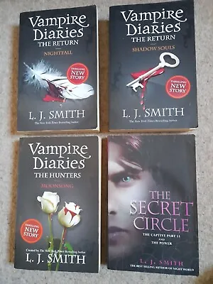 Vampire Diaries(books 569) X3 Plus The Secret Circle By L.j. Smith • £5