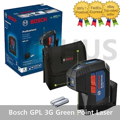 Bosch GPL 3G Professional Green Point Laser Compact 3-point Laser IP65 2021 New • $119.54