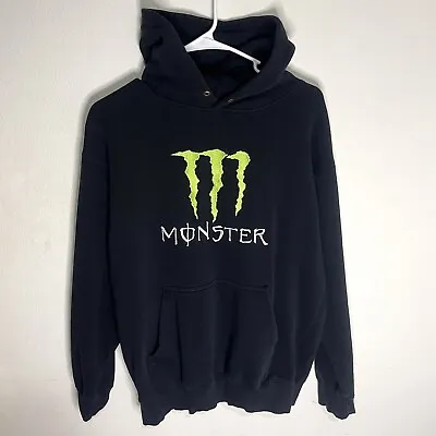 Vintage Y2K Monster Energy Promo Pullover Fox Racing Skater Hoodie Sweatshirt M • $69.99