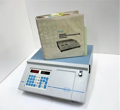 Hach DR/3000 Spectrophotometer 19600-00 With Manual • $251.98