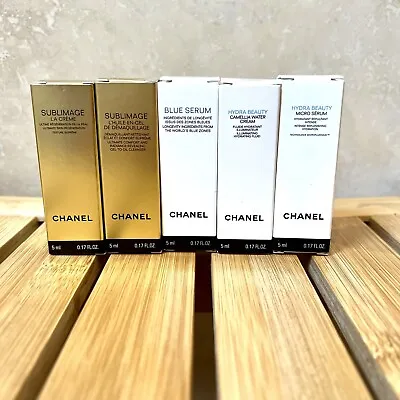 Chanel Sublimage La Crème Sublimage Cleanser Hydra Beauty Serum 5 X 5ml • £25