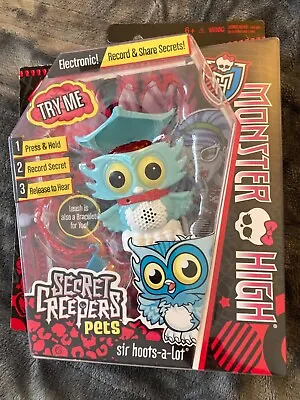 Monster High Secret Creepers Pets - Sir Hoots-a-lot Ghoulia’s Owl • $12