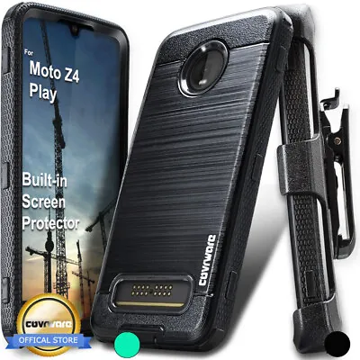 $11.99 • Buy For Motorola Moto Z4 / Z4 Play 2019 Holster Case Belt Clip Phone Cover COVRWARE