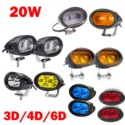 20W LED Work Light Spot Driving Lamp For Off-road Car SUV UTE Truck Motorcycle • $61.53