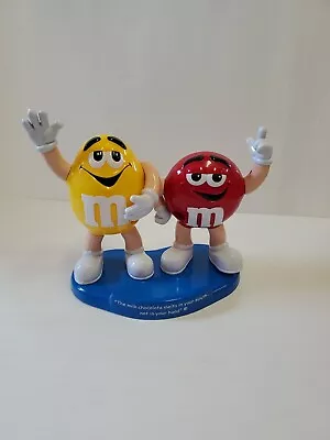 Vintage M&M Rare Double Dispenser Duo Yellow And Blue M&M. (CFGR1-001) • $19.95