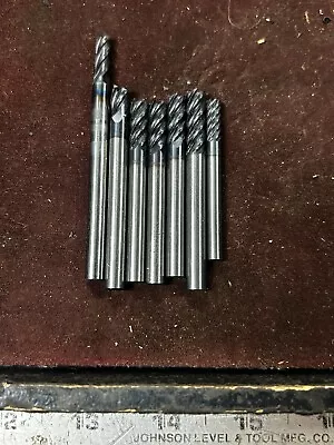 MACHINIST TOOLS LATHE MILL Machinist Lot Of Solid Carbide End Mills B • $9.99