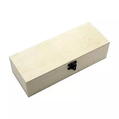 Wood Tea Storage Box Metal Closure Storage Chests For Pantry Cabinet Cafe • $33.53