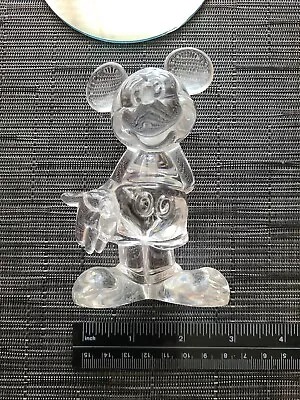 Disney Mickey Mouse Leaded Crystal Figurine 4  Limited Edition Numbered 593/1800 • $40