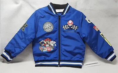 Nintendo Mario Kart Boys' Bomber Jacket Size 4-5/New • $19.60