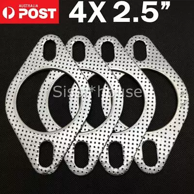 $15.80 • Buy 2.5  63mm Exhaust Gasket - 105mm Bolt Spacing, 2.5 Inch Flange