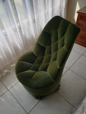 $50 • Buy Rare Beautiful Green Victorian Setee In Immaculate Condition