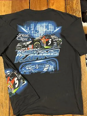 NASCAR Graphic Shirt Kasey Kahne #5 Wrap Around Print Colorful NOS Y2K NWT 2XL • $19.99