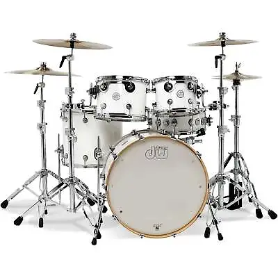 Drum Workshop Design Series 5-Piece Shell Kit - White Lacquer • $1347.77