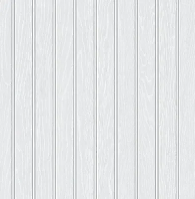 $59.95 • Buy Prepasted Wallpaper Faux Grey Beadboard Wallcovering 20.5  W X 396  L Bolt