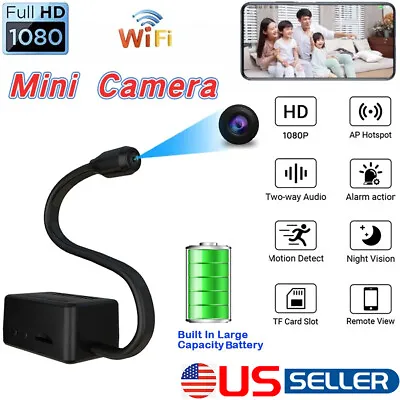 US Wireless WIFI Spy Camera Mini DIY Hidden Screw Pinhole HD Nanny Cam Video DVR • $32.55