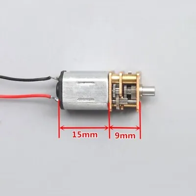 10pcs Durable N20 Miniature DC Geared Motor 5V D-Shaft Reduction Gear Motors • $14.25