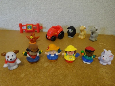 £5 • Buy Fisher Price Little People Farm Spares Tractor Fence Dog Goat Rabbit Sheep Figs