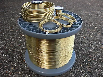 Bare Solid Brass Wire 1.25mm 16 GAUGE 5mts Jewellery / Craft  / Model Making  • £6.86