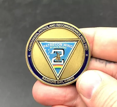 USAF PATRECON Wing 2 Hawaii Commodore Bill Moran Challenge Coin/Token • $25