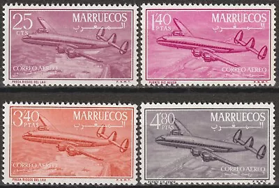 EDSROOM-17276 Morocco Northern Zone (Spanish) C1-C4 MNH 1956 Airmail • $5.95