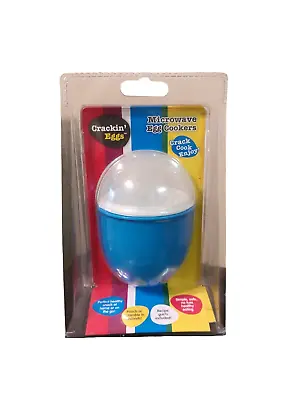 New Crackin' Eggs Microwave Egg Cooker Blue Cup • $6.38