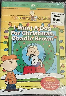 I Want A Dog For Christmas Charlie Brown (DVD 2004) • $5