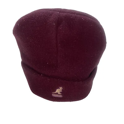 $17.82 • Buy Kangol Hat Beanie Burgundy Style 3020 Winter Warm Cold Weather Fleece