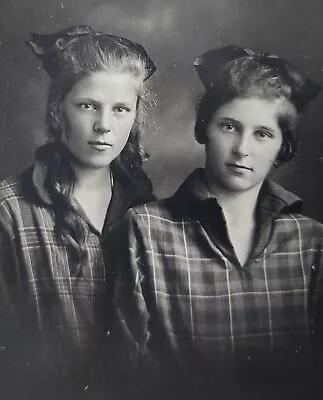Russia Soviet Girls With Long Hair Maiden Braid 1920s • $7.50