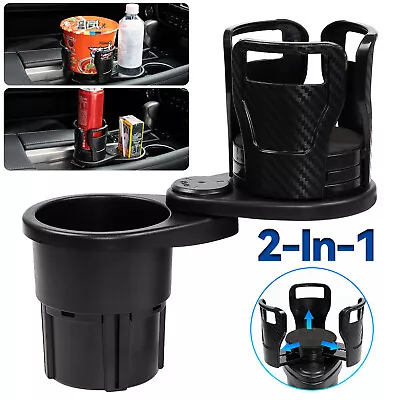 $12.25 • Buy Universal Car Auto Truck Cup Holder Expander 2 In 1  Drink Bottle Mount Stand