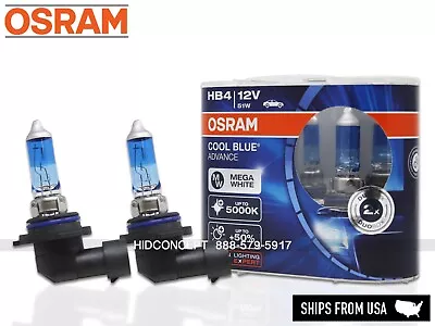 Osram HB4 9006 Cool Blue Advance Headlight Halogen Bulbs | 69006CBA | Pack Of 2 • $32.99