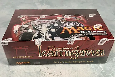 MTG Champions Of Kamigawa Booster Box Magic The Gathering Vintage Factory Sealed • £899.95