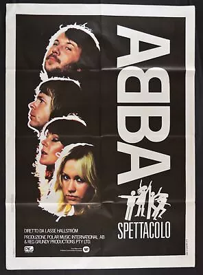 Manifesto Original Abba Show 1978 Hallström Fältskog Ulvaeus Andersson A5 • $213.69