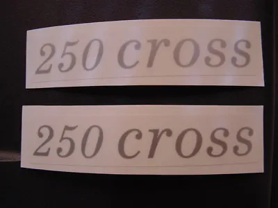 Husky Husqvarna 250 Cross Decals Sold In Pairs Thin! Vintage Style • $39.38