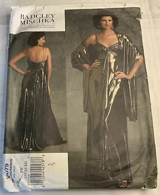 Vogue V1079 Badgley Mischka Ladies Evening Gown/Dress Sewing Pattern • £11