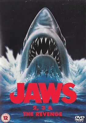 Jaws 2 Jaws 3 Jaws The Revenge - NEW Region 2 DVD • £7.94