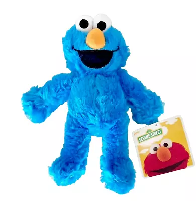 Blue Elmo Sesame Street 9  Cookie Monster Plush Stuffed Animal Toy Doll NEW NWT • $35.87